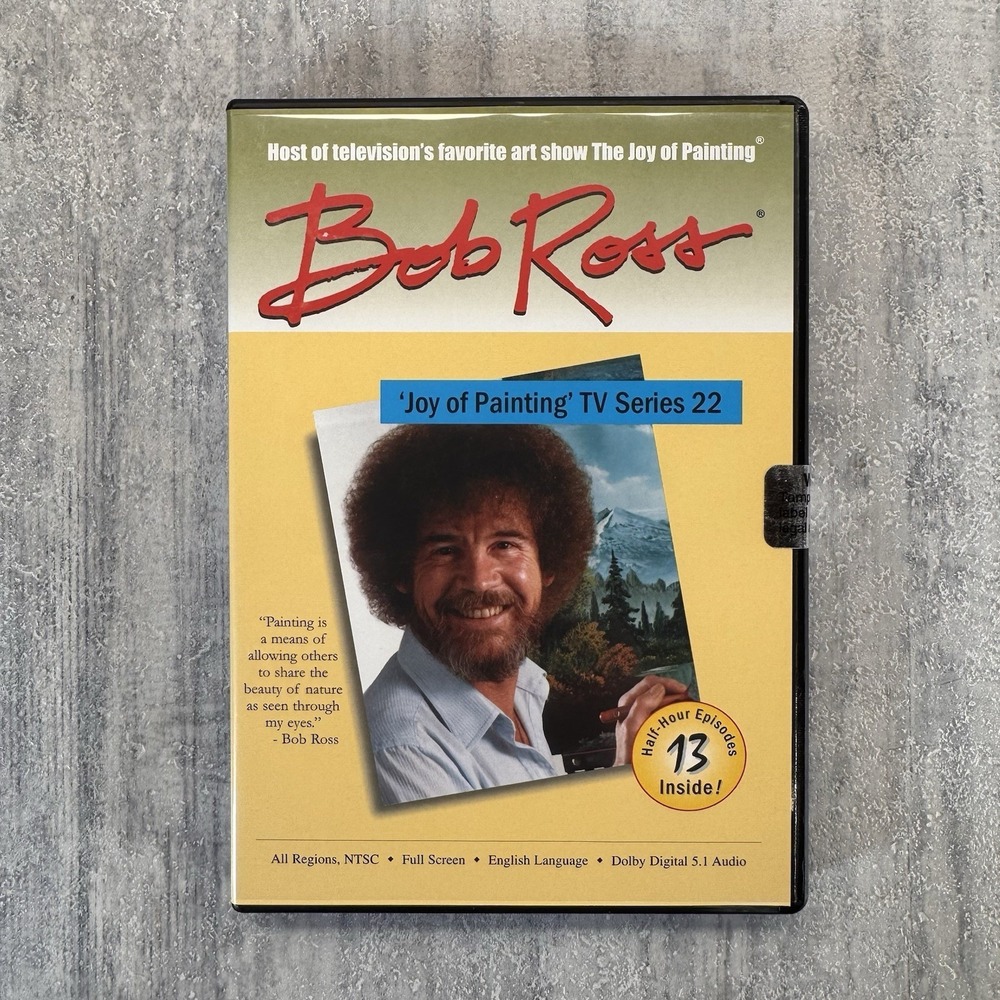 Bob Ross The Joy Of Painting TV Series 22 DVD 3-Disc Set RARE New Sealed